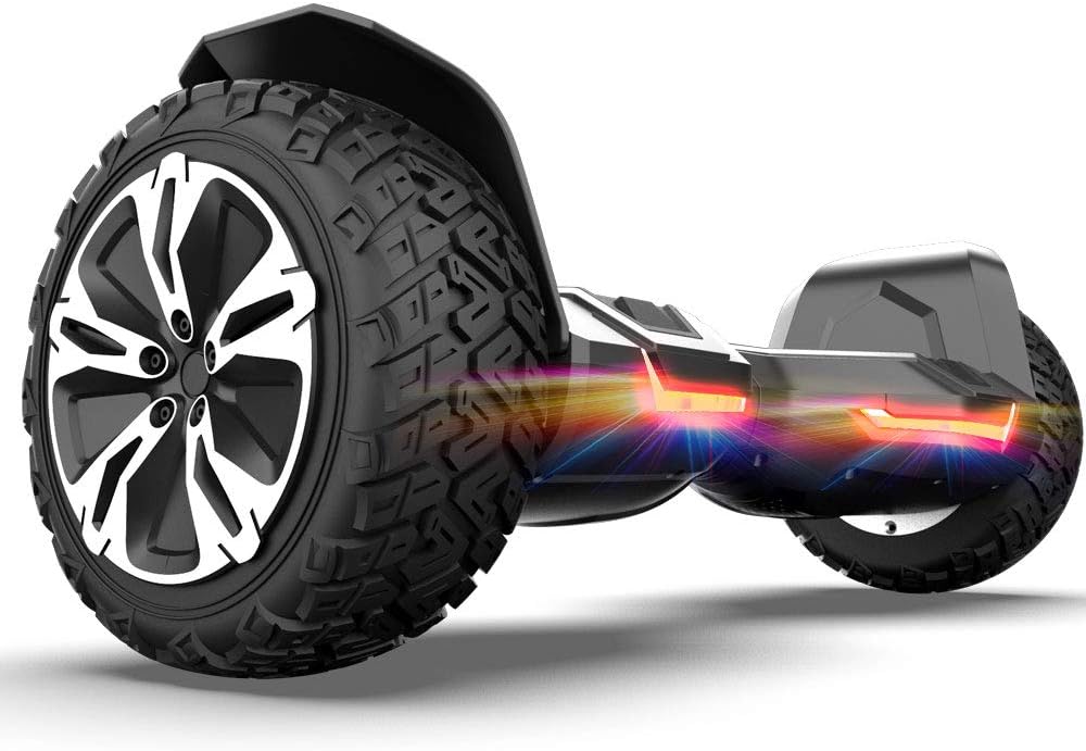 Warrior 8.5 inch Off Road All Terrain Smart G2 Hoverboard with Bluetooth Speaker and Led Lights, Self Balancing Hoverboards for Kids & Adults UL2272 Certified