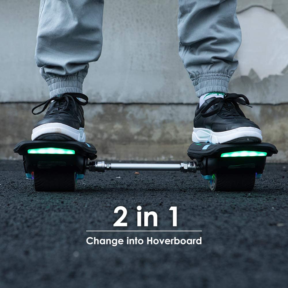 Gyroshoes Hovershoes S300 Electric Roller Skate Hoverboard with LED Li